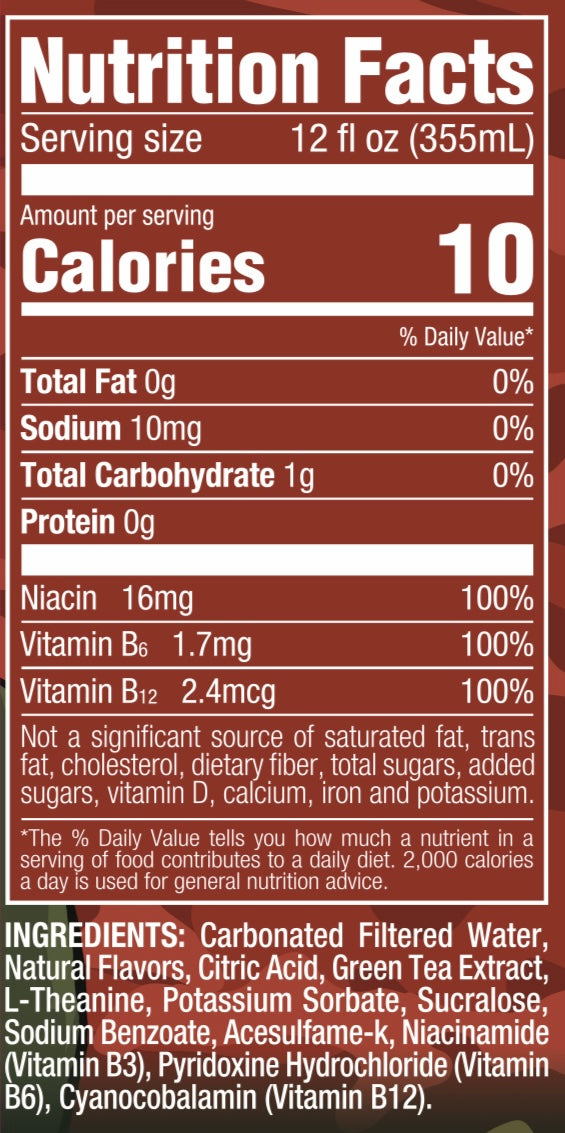 Coping Mechanism  Energy Drink - Berry Flavor, 12 Pack (12 FL OZ Cans)