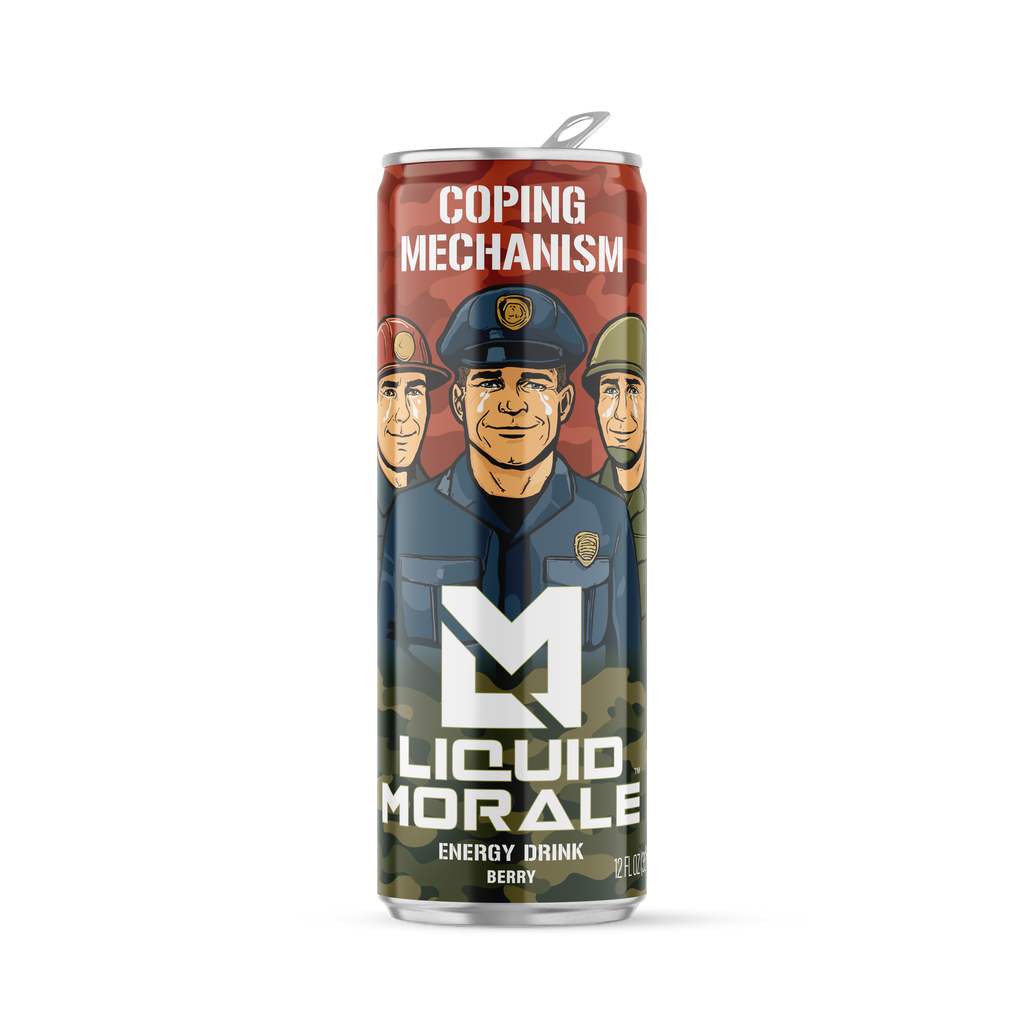 Coping Mechanism  Energy Drink - Berry Flavor, 12 Pack (12 FL OZ Cans)